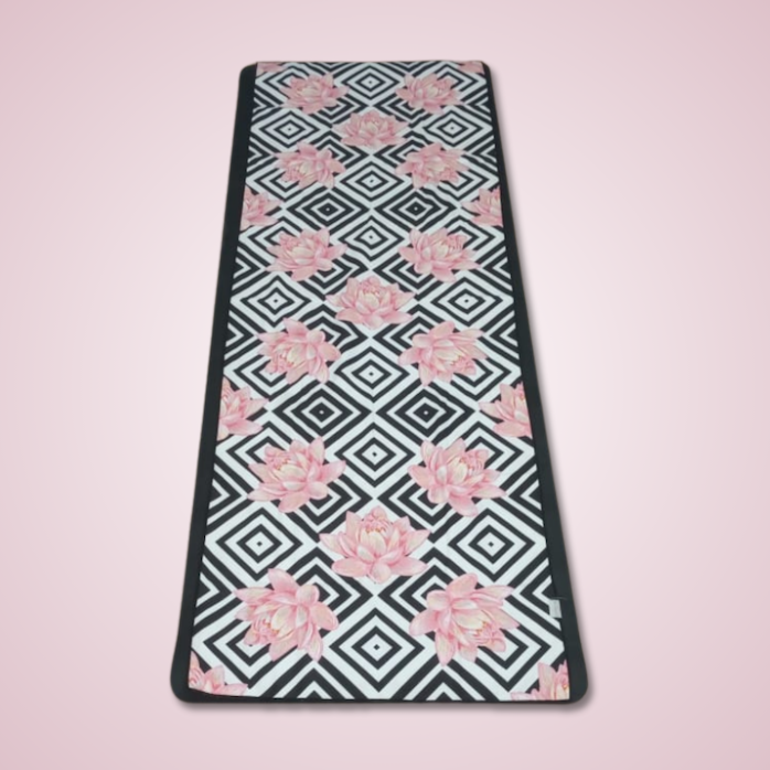 non slip yoga mat with silicone nubs machine washable and sweat absorbent