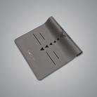 gray rubber mat for men by kosha yoga 