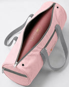 Yoga mat bag with pockets for all yoga mats by kosha yoga co
pink & grey 