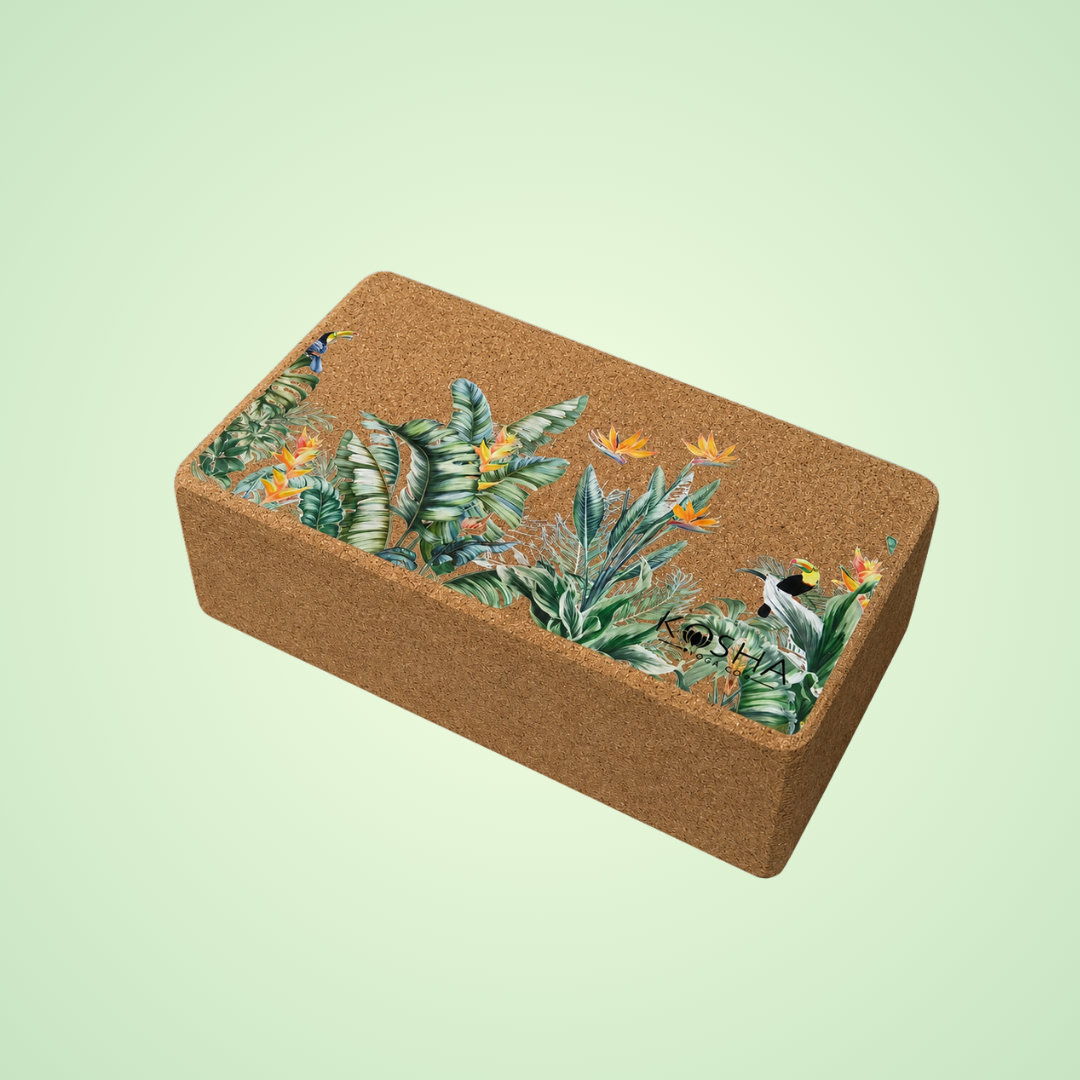 Yoga Blocks Bricks By Kosha Yoga Co. India Non Slip Sweat Absorbent Eco-friendly