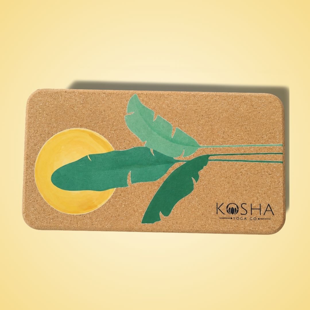 Yoga Blocks Bricks By Kosha Yoga Co. India Non Slip Sweat Absorbent Eco-friendly