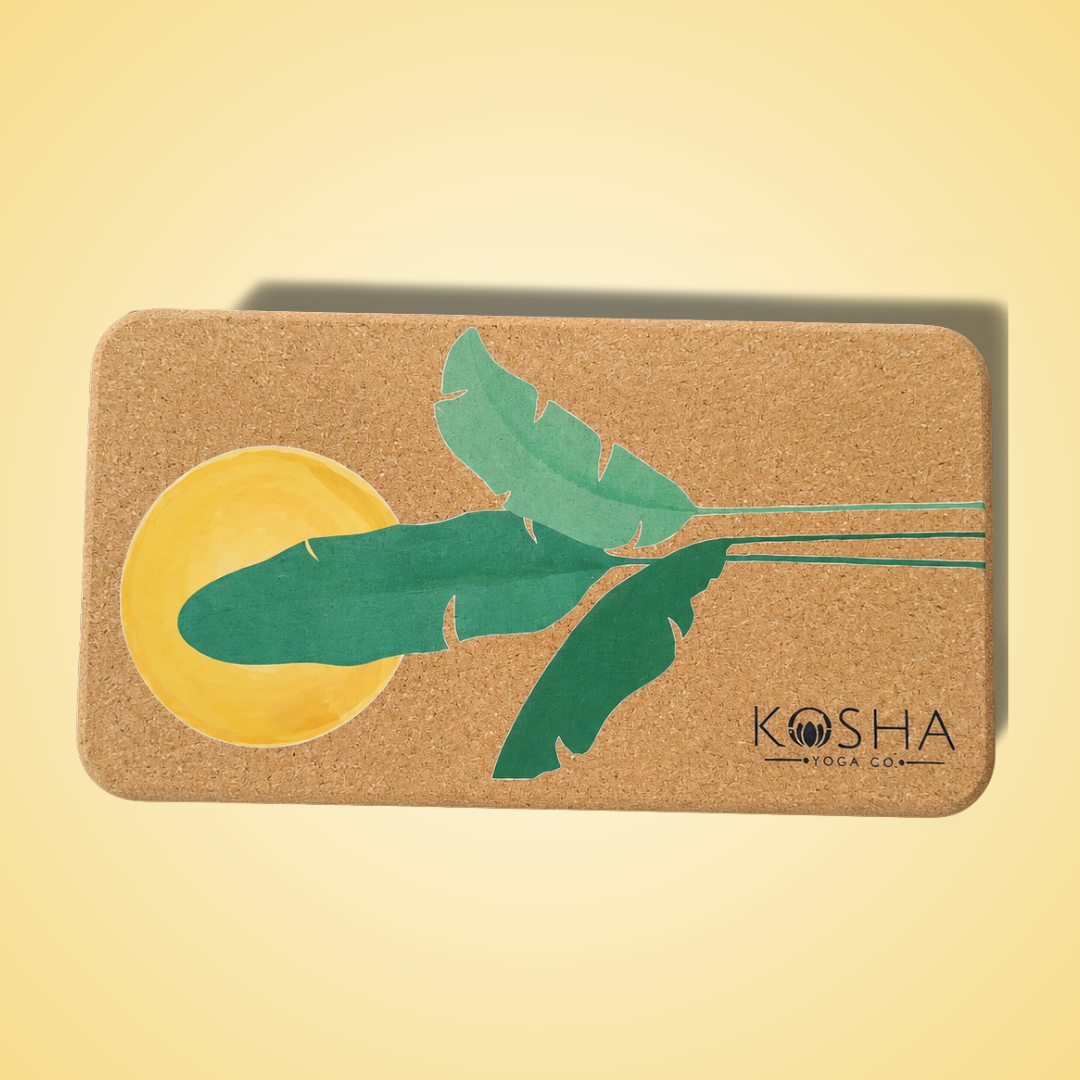 Yoga Blocks Bricks By Kosha Yoga Co. India Non Slip Sweat Absorbent Eco-friendly