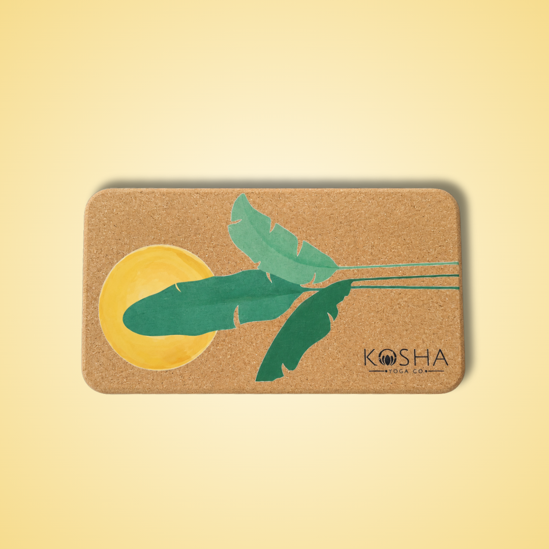 Yoga Blocks Bricks By Kosha Yoga Co. India Non Slip Sweat Absorbent Eco-friendly