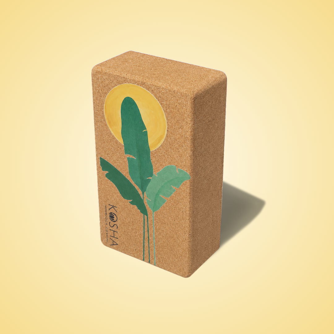 Yoga Blocks Bricks By Kosha Yoga Co. India Non Slip Sweat Absorbent Eco-friendly