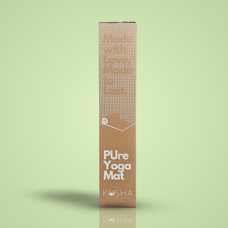 yoga mat packaging for kosha yoga co