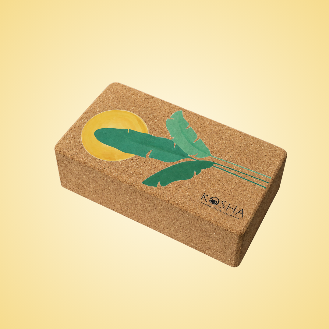 Yoga Blocks Bricks By Kosha Yoga Co. India Non Slip Sweat Absorbent Eco-friendly