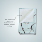 travel friendly machine washable yoga towels in light green colour by kosha yoga co