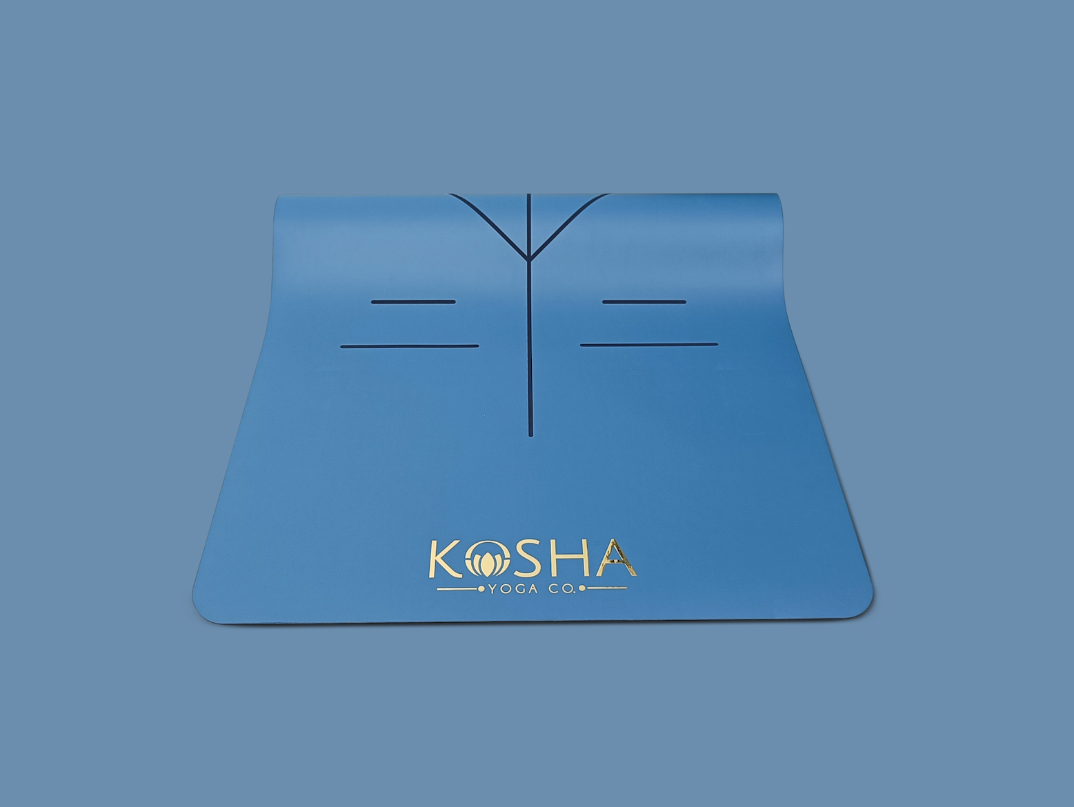 extra thick anti skid yoga mat for men and women by kosha yoga co 