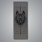 extra long extra wide gray rubber mat for men by kosha yoga 