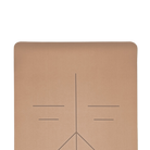 personalised yoga mat in brown colour by kosha yoga co india