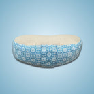 Organic meditation seat by kosha yoga co made by hand in blue colour