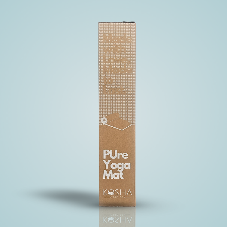 branded packaging for kosha yoga mats