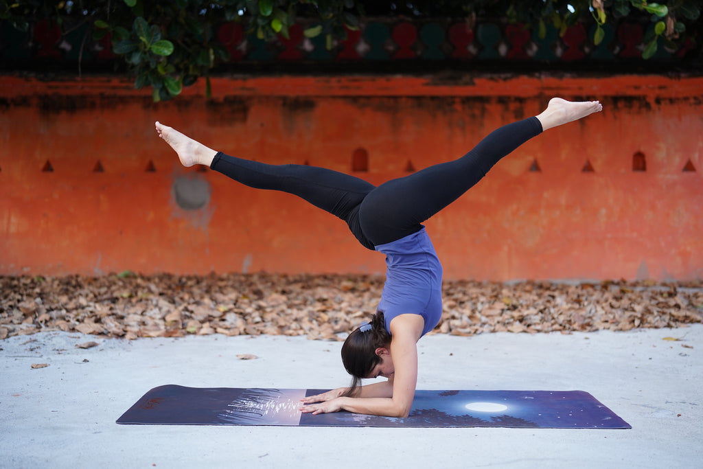 extra thick yoga mat for women by kosha yoga co