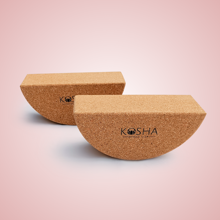 set of two balance blocks for improving balance by kosha yoga