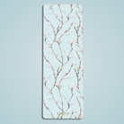 extra long extra wide yoga mat with printed design for women by kosha yoga co