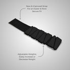 bala bangle ankle and wrist weights by kosha yoga co India in black colour