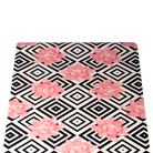 personalised yoga mat with lotus print by kosha yoga co
