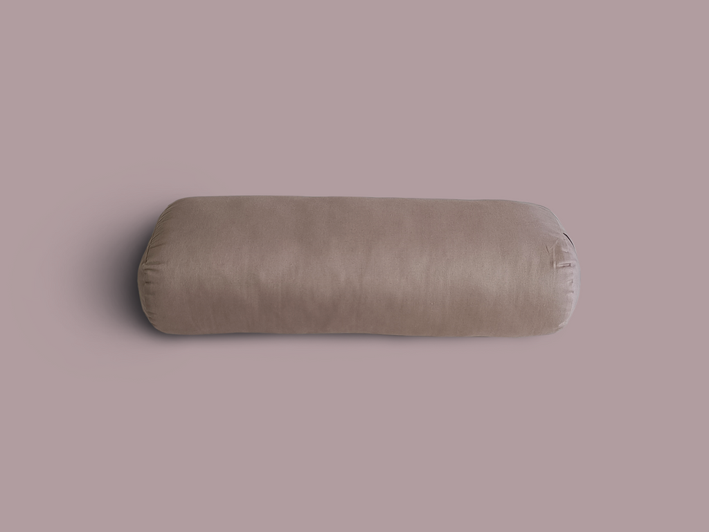 Cream yoga bolster with removable cotton colour for ashtanga yoga all natural comfortable meditation seat cushion soft bolster