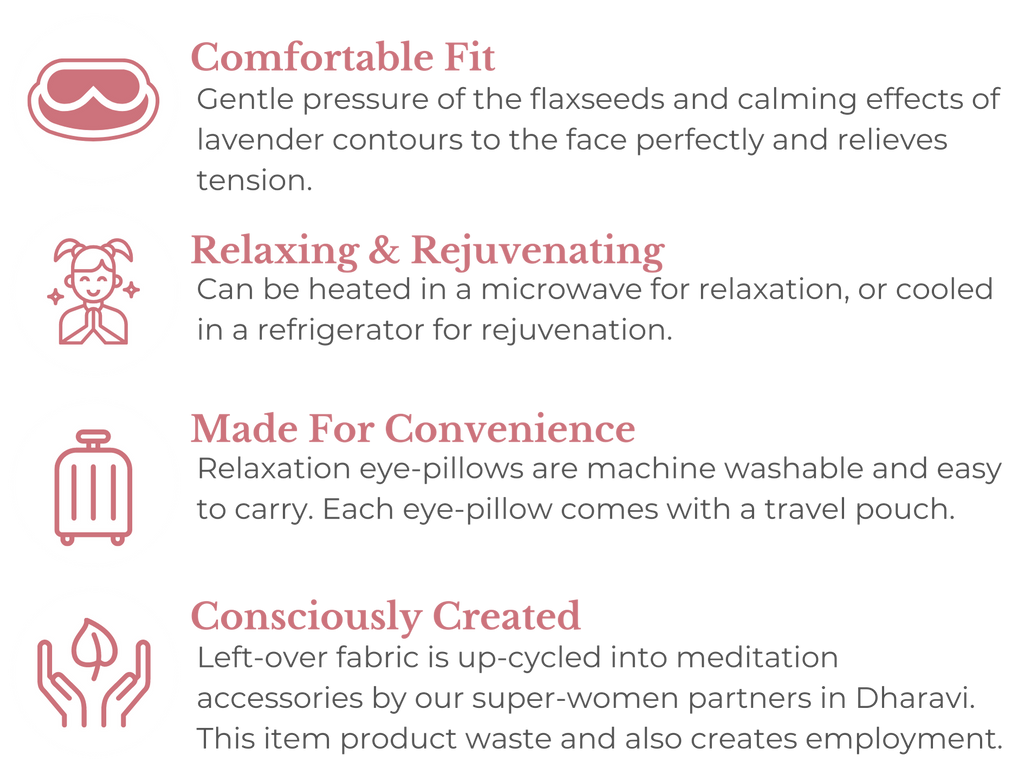 features of meditation eye masks
