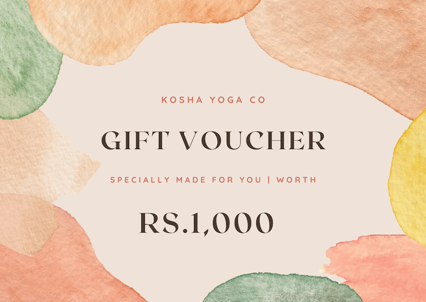 Kosha Gift Voucher for all yogi's