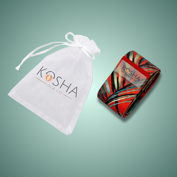 Close-up of heavy Kosha Loops band showing anti-slip grip and fade-resistant print
