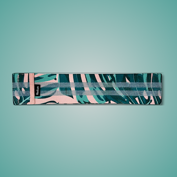 Medium tension fabric hip band by Kosha Yoga Co, 76 cm non-slip resistance loop