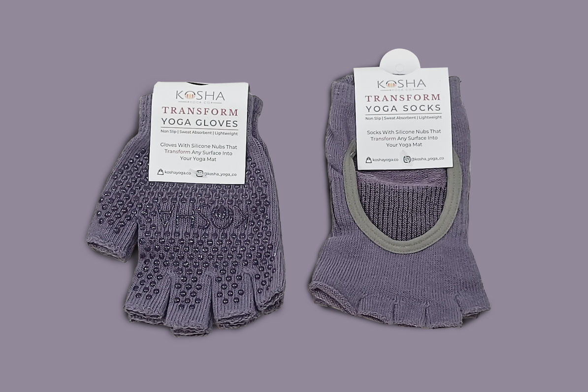 Gaiam Grippy Lace-Up Yoga Socks for Extra Grip in India