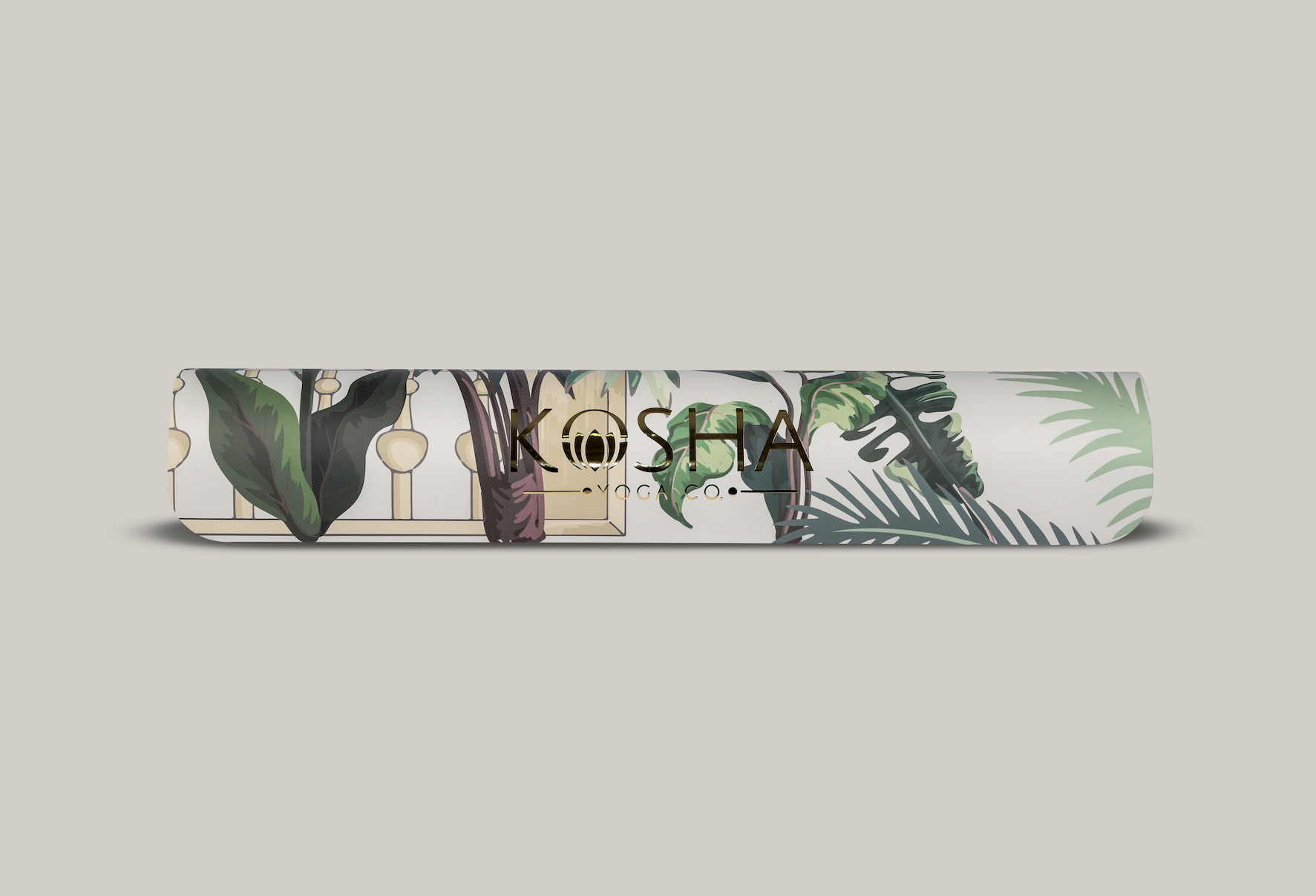 luxury printed yoga mat made from eco friendly natural rubber