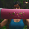 kosha yoga co non slip yoga mats with alignment lines