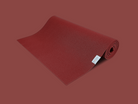 red colour exercise mat for weights training cardio and gym by kosha yoga co