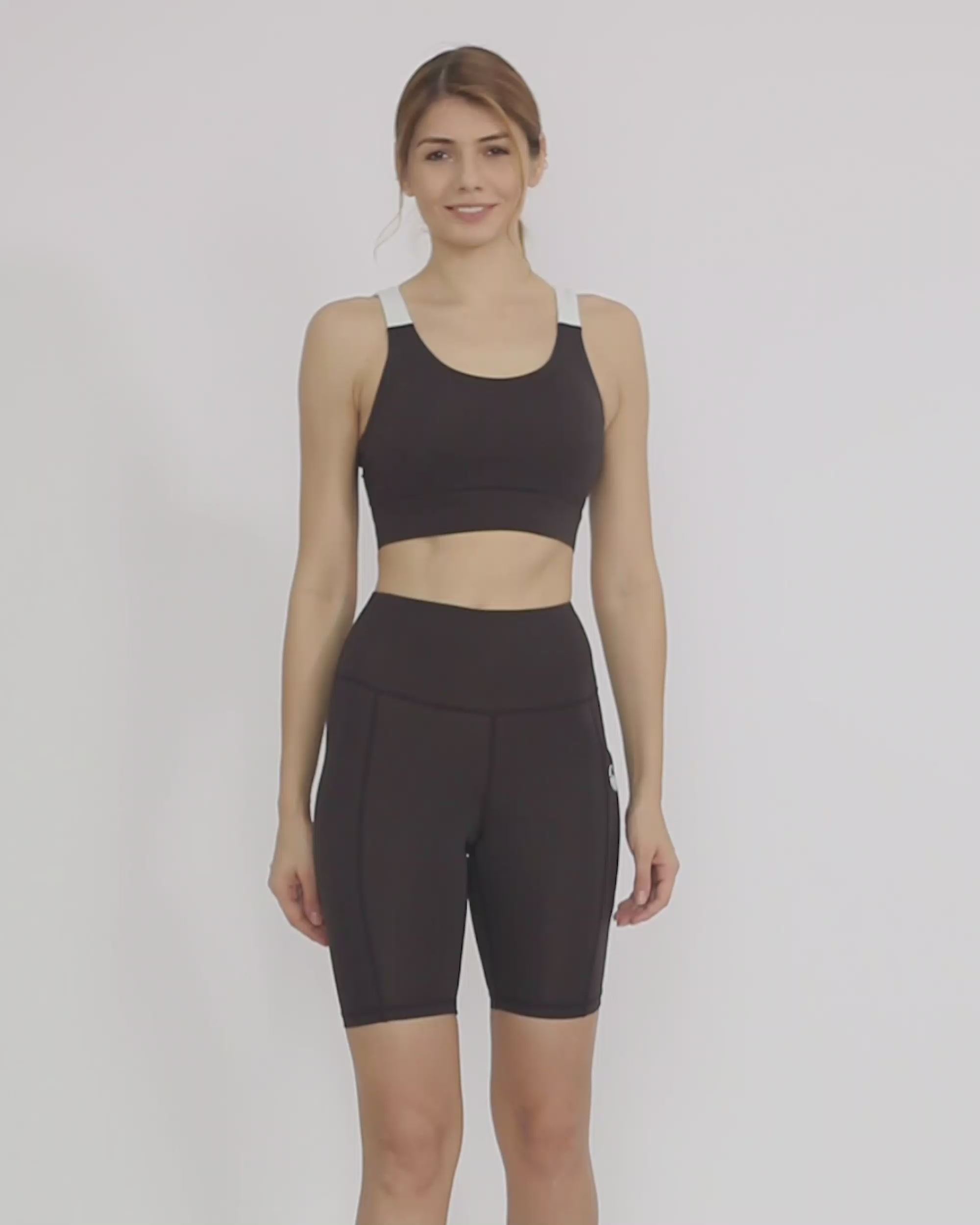 buttR Knee Length Biker Shorts For Women | Kosha Yoga Co.