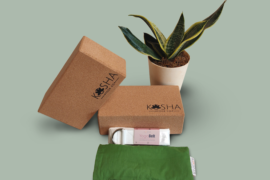 Kosha Yoga Co Yoga Kit Blocks Eye Pillow Strap Belt