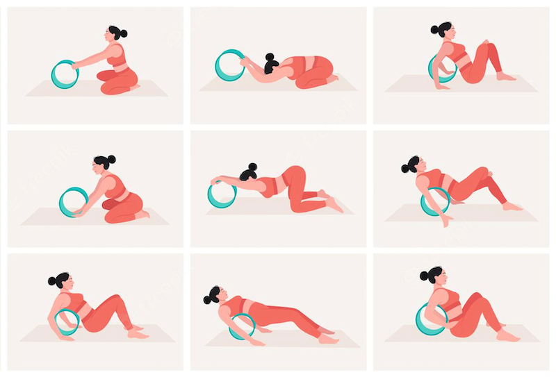 How to use a yoga wheel